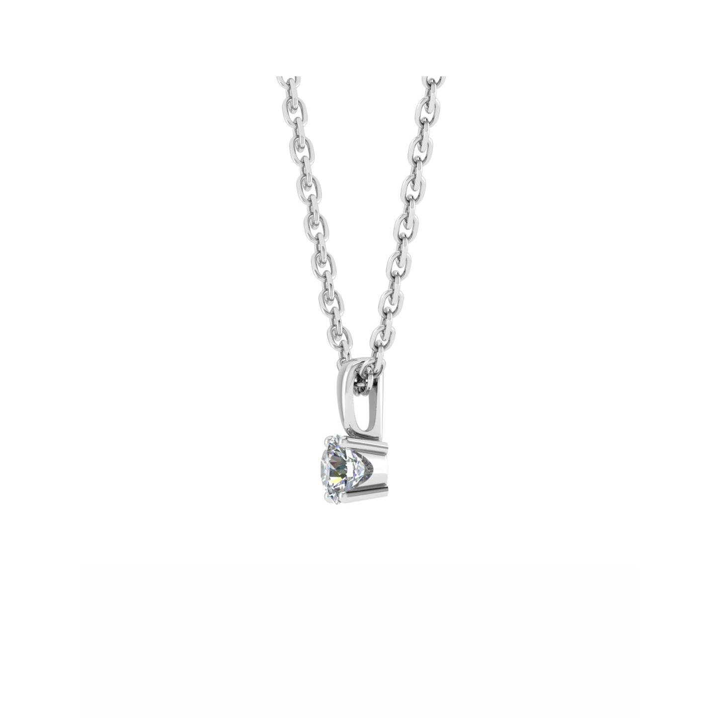 18 Karat schlichte, wunderschön gebrochene Halskette Mt RD 5,5 mm 0,55 g