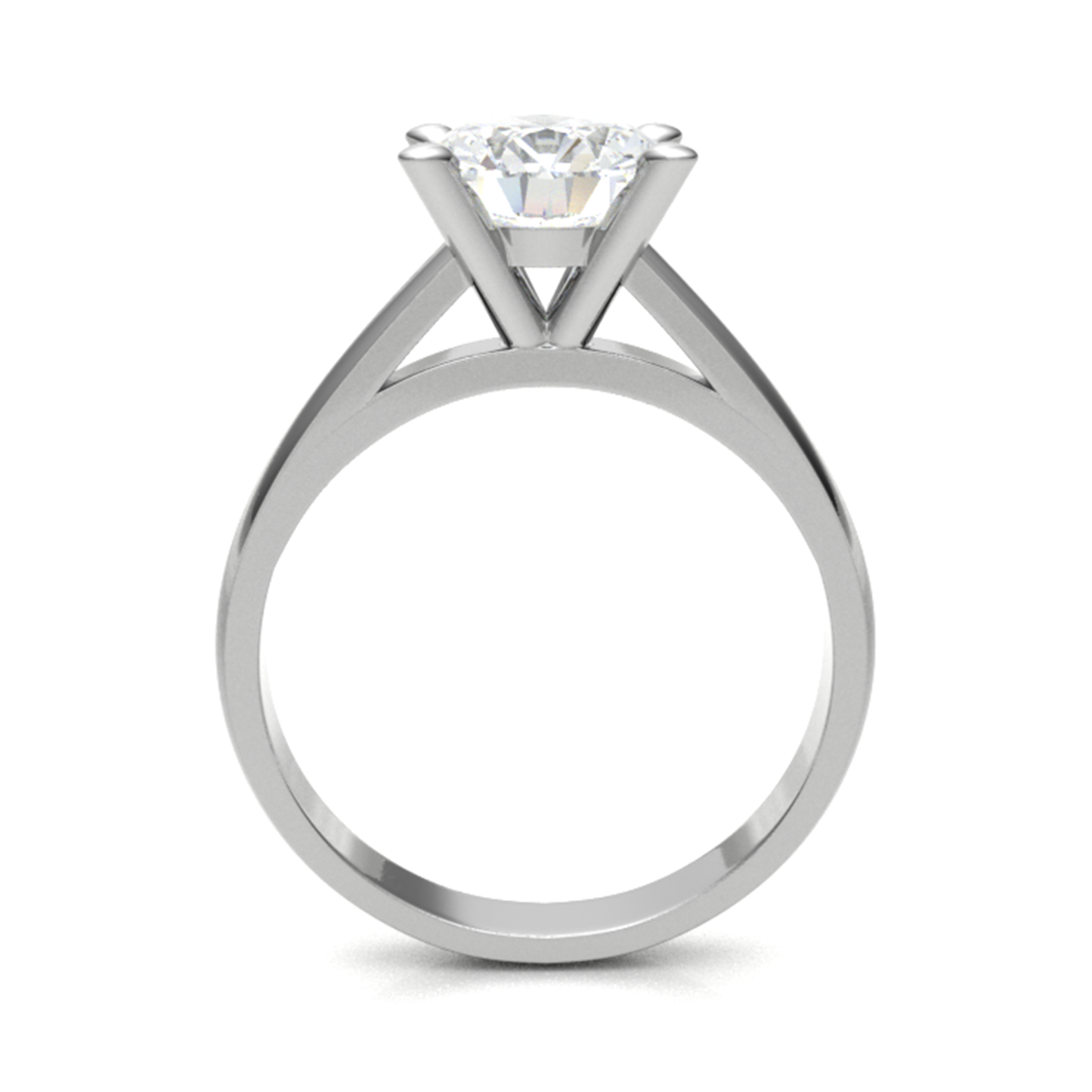 trillion-cut diamond ring 18CT