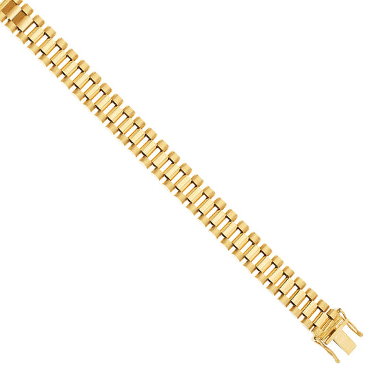 Y/G Fancy Link Baby Bracelet