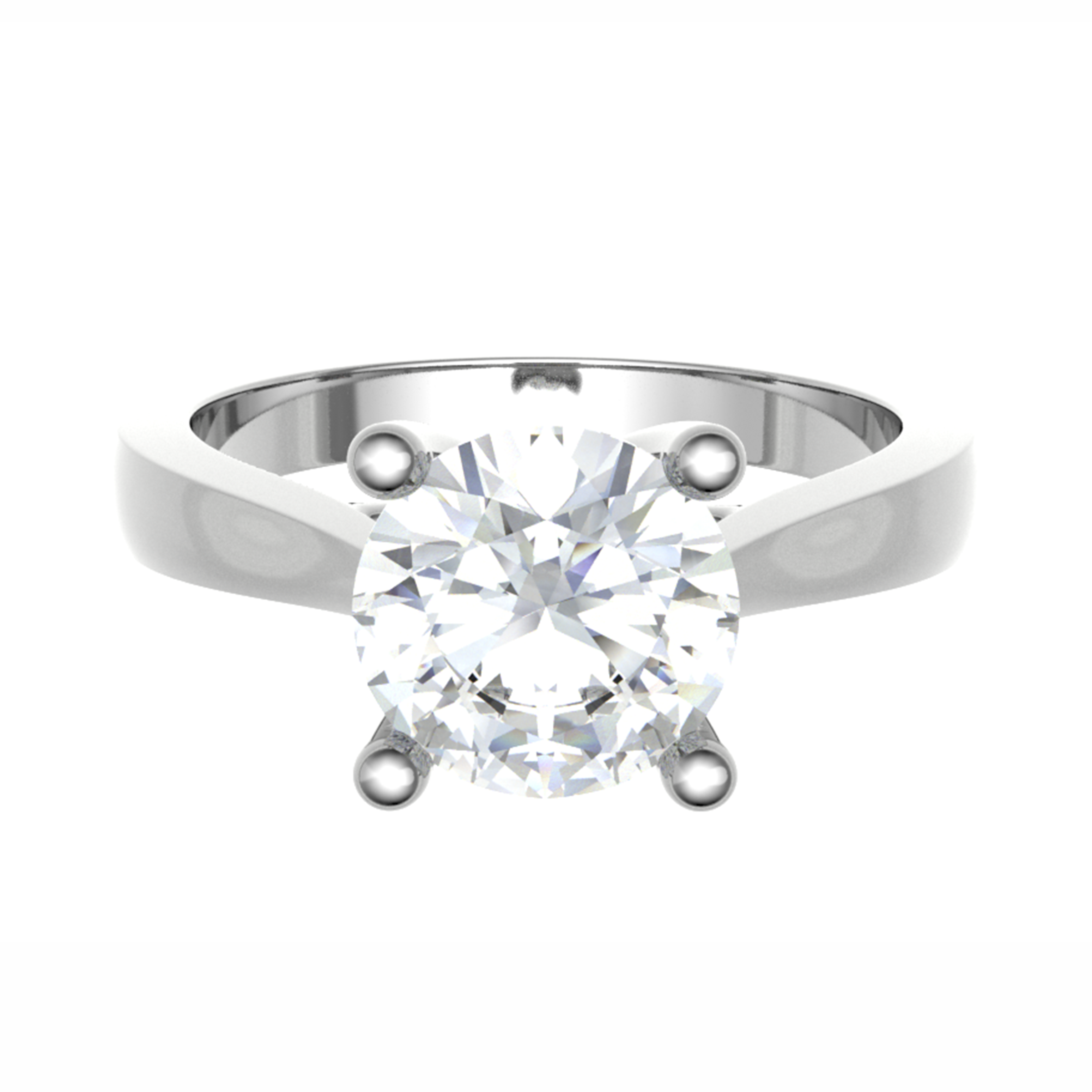 18 Carat floating diamond ring