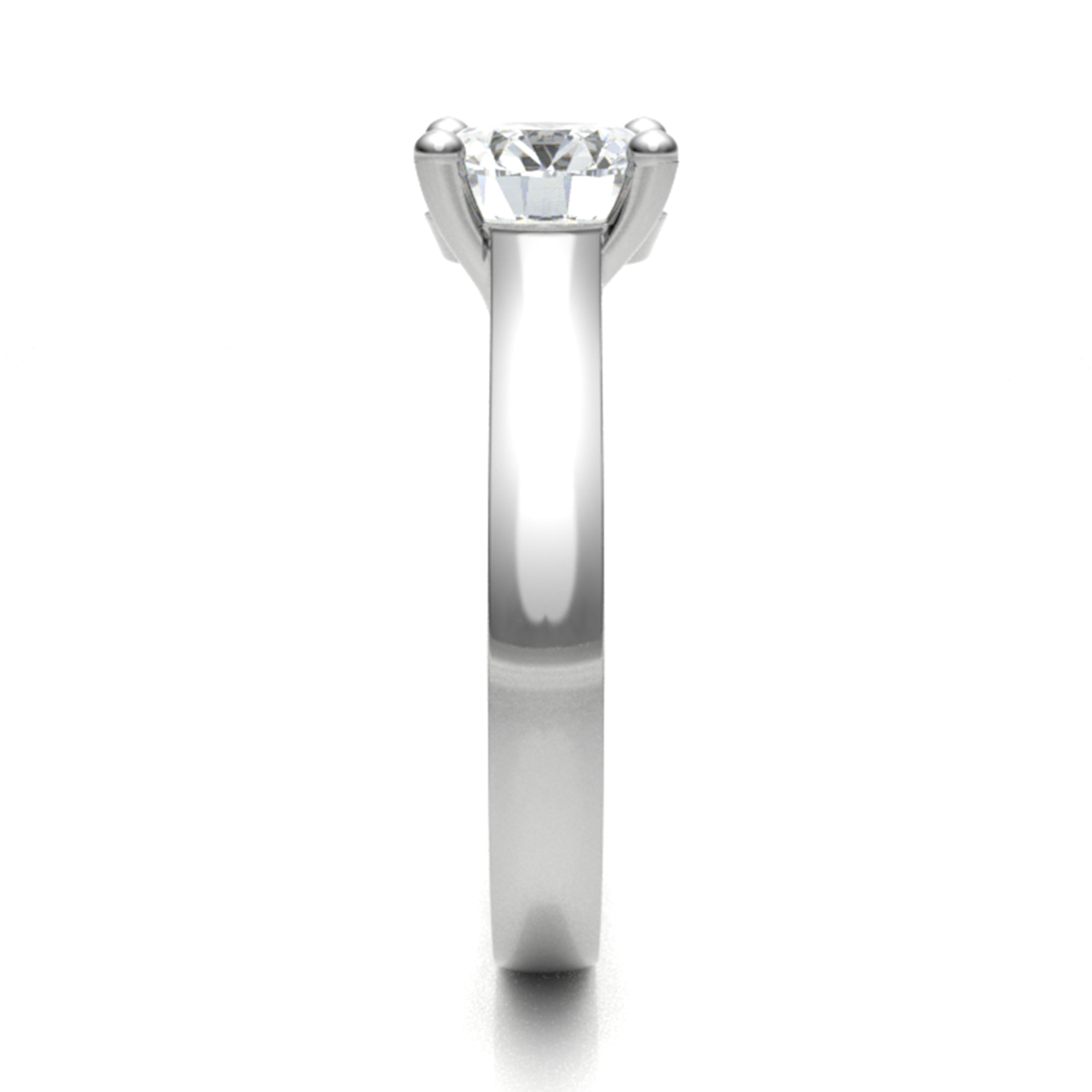 18ct ultra-glamorous cocktail big diamond ring 6.0mm 54 3.57gm